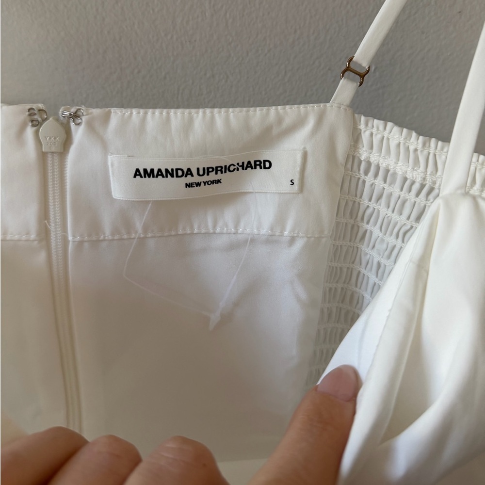 Amanda Uprichard Delora Dress in White - Picture 4 of 4